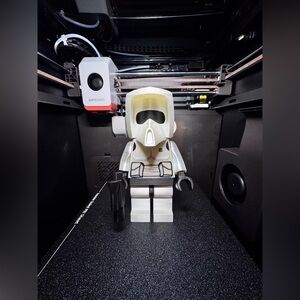 3D Printed LEGO Star Wars Scout Trooper (with Blaster)